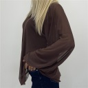 maglia due pezzi trasparente tulle